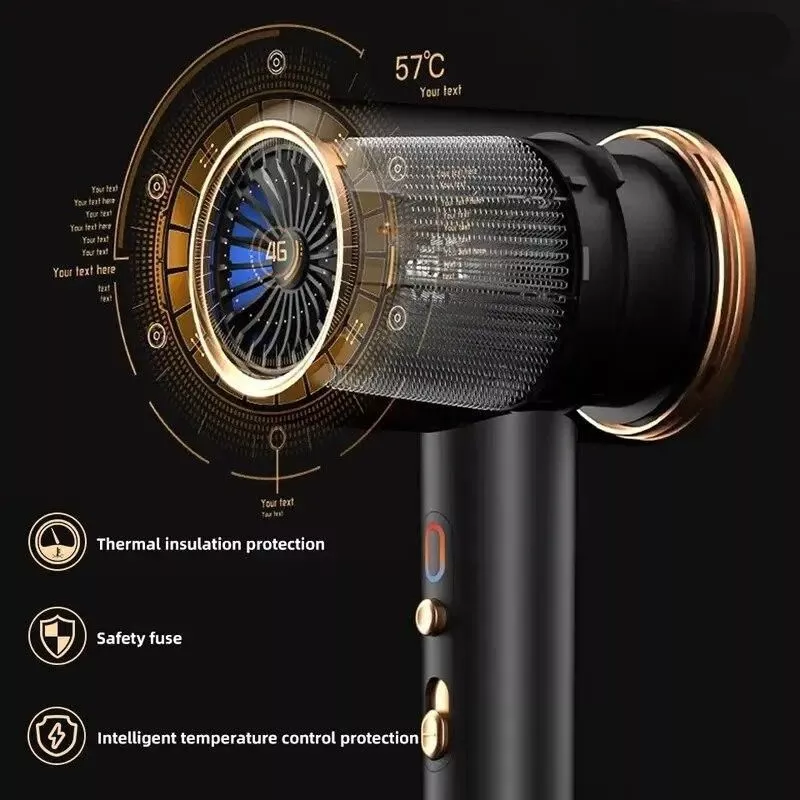 Professional Hair Dryer Hot Cold Wind Air Brush Hairdryer Negative Lonic Blow Dryer Strong PowerDryer Salon Tool 2400W 3th Gear Professional Hair Dryer Hot Cold Wind Air Brush Hairdryer Negative Lonic Blow Dryer Strong PowerDryer Salon Tool 2400W 3th Gear