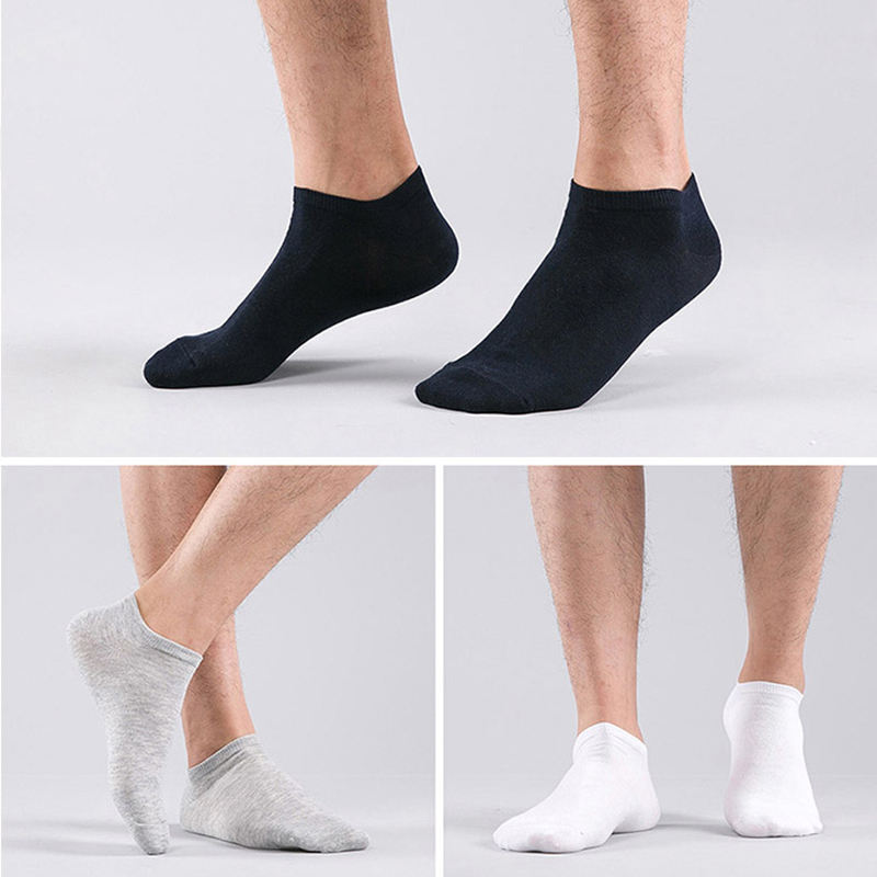 Men's Cotton Summer Thin Breathable Socks 5 Pairs Set Men's Cotton Summer Thin Breathable Socks 5 Pairs Set