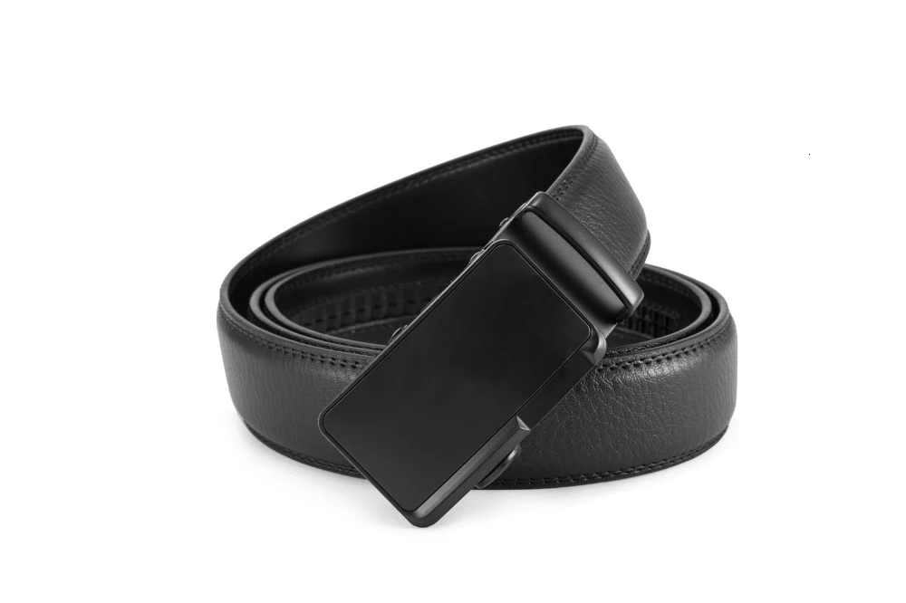 Men's Automatic Buckle Leather Belt Men's Automatic Buckle Leather Belt