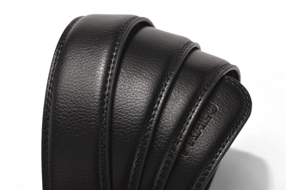 Men's Automatic Buckle Leather Belt Men's Automatic Buckle Leather Belt