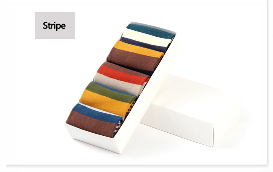 Men's Cotton Compression Socks 5 Pairs Set