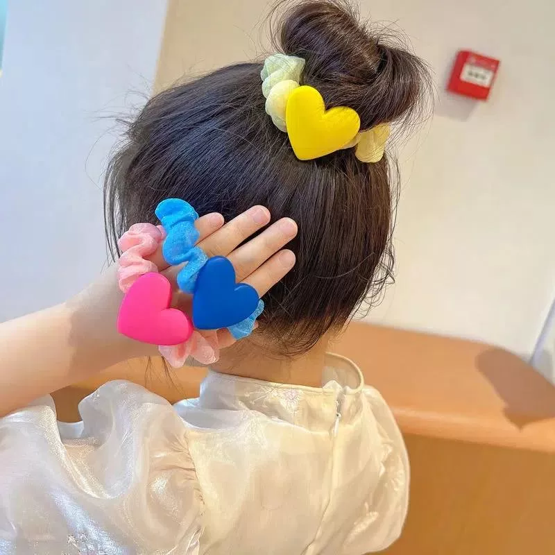 Elegant Multicolor Silk Hair Scrunchies Elegant Multicolor Silk Hair Scrunchies