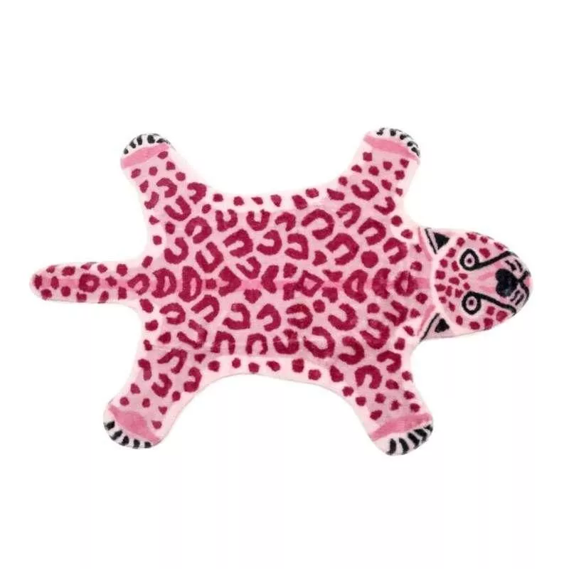Pink imitation leopard pattern Rug faux skin leather NonSlip Antiskid Mat washable Animal print Carpet for living room bedroom Pink imitation leopard pattern Rug faux skin leather NonSlip Antiskid Mat washable Animal print Carpet for living room bedroom